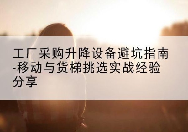 宾阳移动式升降机怎么选-工厂采购升降设备避坑指南-移动与货梯挑选实战经验分享
